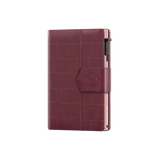 Kartenetui Plus Croco Bordeaux