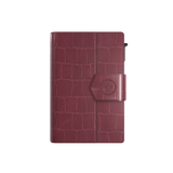 Kartenetui Plus Croco Bordeaux