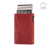 Pasjeshouder Classic Vintage Leer Rood