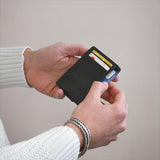 Mini Wallet Clipper Vintage Schwarz