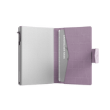 Card Holder Plus Croco Soft Pink