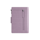 Card Holder Plus Croco Soft Pink