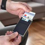 Pasjeshouder Secure Deluxe Zilver