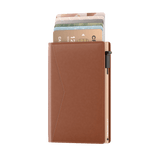 Kartenetui Slim Cognac