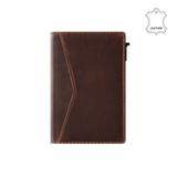 Pasjeshouder Slim Vintage Bruin