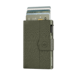 Kartenetui Plus Snake Olivgrün