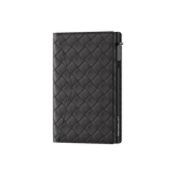 Kartenetui Slim Woven Schwarz